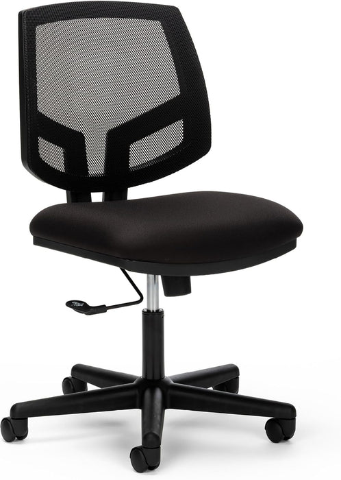 Volt Ergonomic Office Chair, Armless, Office Desk Computer Chair, Black
