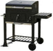 38In Outdoor Barbecue Grill, Charcoal Barbecue Grill, Smoking Stove, Suitable for Patios and Backyards, Black Color, Local Warehouse, Delivered within 3-5 Days (38In)