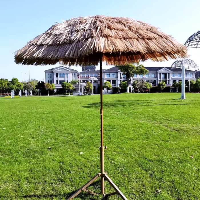 Artificial Straw Umbrella Thatch Hawaii Outdoor Beach Internet Celebrity Hotel Scenic Spot Courtyard Plastic