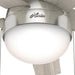 Anslee, Indoor, Ceiling Fan, with LED Light, 46 Inch, Brushed Nickel | Low Profile Mount, Pull Chain, 5 Blades, for Bedroom, Living Room, Kitchen, 50278