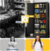 75 Inch IndustrialGrade BlackSteel Storage Cabinet Pro