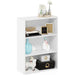Pasir 3-Tier Open Shelf Bookcase, Plain White