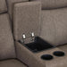70.8" Power Loveseat Recliner Sofa with Massage and Dual Heating, Adjustable Headrest, USB & Type C Port for Living Room, Fabric PR606M2 (Mocha)