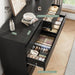 Black 8 Drawer Dresser for Bedroom (15.3" D X 55.2" W X 32.3" H)