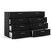 Black 8-Drawer Dresser for Bedroom