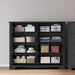Modern 8 Drawer Dresser for Bedroom, Tall Bedroom Dresser with Large Drawers and Metal Handles, Wooden Chest of Drawers, Storage Cabinet and Organizer for Living Room, Hallway, Black
