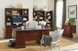 Rich Cherry Finish Heritage Hill Library BookcaseWithAdjustableShelves