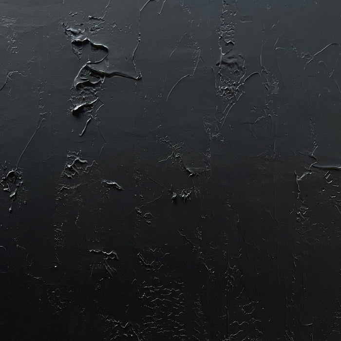 Art Hand-Painted Black and White Wall Art, Minimalist Abstract Painting Large Oil on Canvas Texture Wall Art Office Art Contemporary Art 45X30 Inches