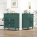 Farmhouse Buffet Cabinet, 2 Door 2 Drawer Sideboard Storage Cabinet