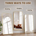 Full Length Mirror, 71"X30" Mirror Full Length with Stand, Gold Domed Top Square-Edged Floor Mirror with Aluminum Alloy Frame for Bedroom Living Room