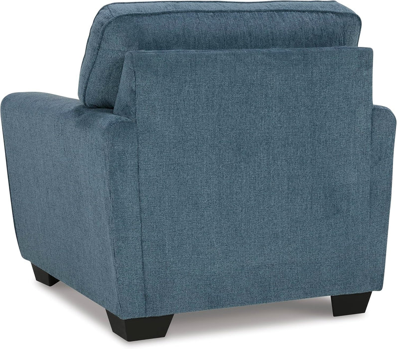 Cashton Modern Upholstered Chair, Blue