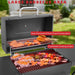 Charcoal Grill with Side Shelf, 353 Sq.Inch Cooking Area,Large Smoker Barbecue Grill with Warming Rack,Outdoor BBQ Grill with Charcoal Tray for Yard, Camping, Picnic