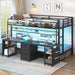 Black Twin Over Twin Bunk Bed DeskStorageSolutions