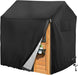 Playhouse Cover, Outdoor Wooden Kids Playhouse Covers, 57" L X 57" W X 63" H, Waterproof, Sun Protection Dust, Easy to Put on with Side Zipper, 640D Heavy Duty Oxford Fabric, (Black)