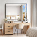 FortyByFortyEightInch Black Elegant Bathroom Mirror