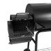 30" CC1830S Steel Charcoal Grill with Offset Smoker