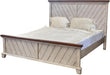Bear Creek King Bed with Rustic Ivory and Honey Finish BC900-KBED