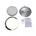 Saturn 2-Light Brushed Nickel Flush Mount