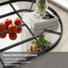 ElegantArched Windowpane 71x30 Full Length Mirror Black