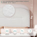 Queen Size Boucle Bed Frame, Upholstered Platform Bed Frame with Headboard, Modern Style, Soft Rounded Corners with Thickened Footboard, No Box Spring Needed, Easy Assembly, White