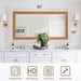 Large Wall Mirror 60''X30'', Antique Gold Mirrors for Wall Decor Dining Room, Elegant Decorative for Living Room, Entryway, Firepalce, Bathroom