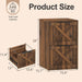 Wood Filing Cabinet, 2 Drawer File Cabinet for Home Office