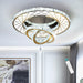 Gold 24 Inch Ceiling Chandelier Decorative Illumination