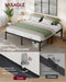 King Metal Bed Frame, 18 Inches Tall, 1100 Lb Weight Capacity