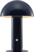 Boletus Mushroom Desk Lamp 10.75" Metal LED, Navy