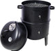 16-Inch Vertical Charcoal Smoker Grill, 3-In-1 BBQ Smoker & Grill with Thermometer, Dual Doors, Adjustable Vents, Portable Outdoor Cooker for Camping & Backyard