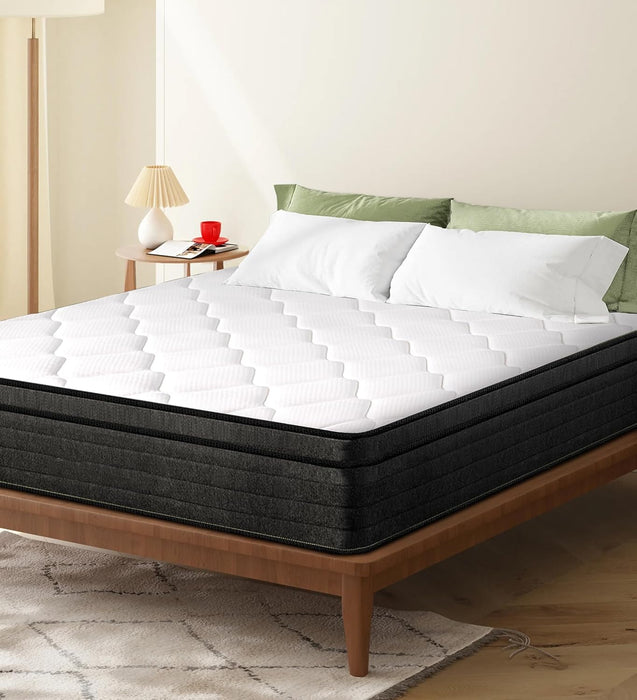 Full Hybrid Mattress Medium-Firm, 12", CertiPUR-US Certified