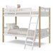 TwinOverTwin Bunk Bed White Finish Greenguard GoldCertified