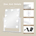 Vanity Mirror with Lights, Makeup Mirror with Lights,3 Color Lighting Modes Detachable 10X Magnification Mirror Touch Control,360°Rotation, White.
