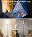 Black Industrial Floor Lamp With Programmable Remote