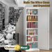 Lockable Metal Locker Cabinet Narrow White Storage