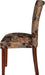 Home Decor | K1136-F975 | Classic Upholstered Parsons Dining Chair | Single Accent Dining Chair, Brown Woven