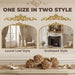 Gold Vintage Mirror 32''X24'' Laurel Leaf Design