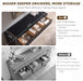63" Modern 9 Drawer Dresser for Bedroom, 20" Depth for More Storage