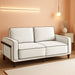 80 Inches Cloudlike Loveseat Sofa White Upholstered