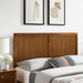 MOD-6219-WAL Robbie King Wood Headboard, Walnut
