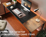 Computer Desk, 80 Inch Office Desk, Gaming Desk with Storage, Writing Desk Work Desk for Home Office, Study, Long Simple Desk, Large Legroom, Metal Frame, Rustic Brown and Black