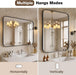 24"X36" Bathroom Mirrors for over Sink, Matte Black Rectangle Vanity Mirror