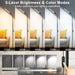 LED Floor Lamp DualHead Dimmable LashExtension Modern