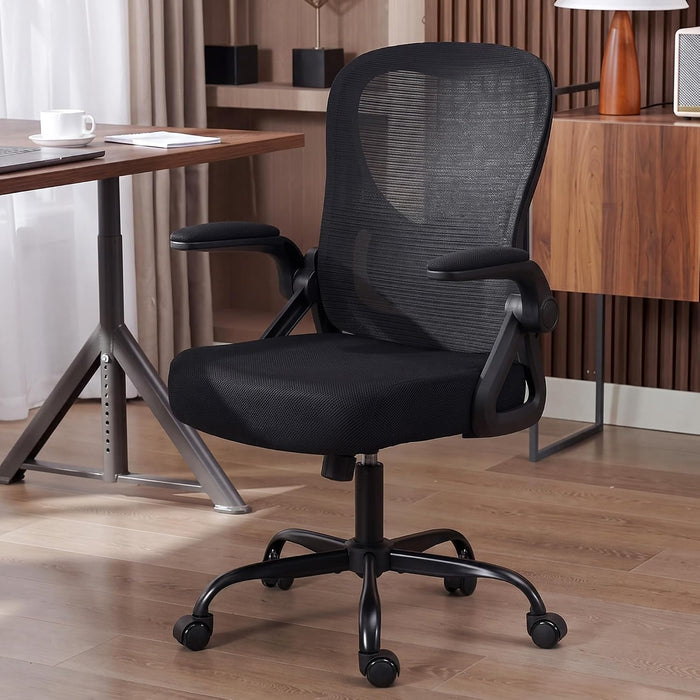 Ergonomic Home Office Chair, Mesh Computer Desk Chair, Black