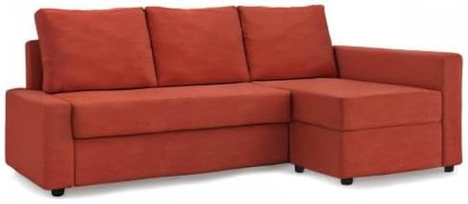 Snug Fit Friheten Slipcover for the IKEA Friheten with Chaise Corner Cover, Sofa Bed Cover, Sectional Slipcover Replacement (Orange)