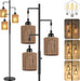 72 Inch Boho Floor Lamp HandwovenShade DimmableLighting