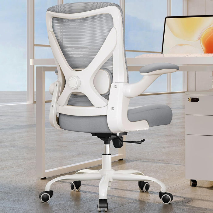 Office Chair: 330LBS Mesh Ergonomic Desk Chair Comfy with 3D Lumbar& Swivel