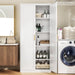 71 Inch IndustrialGrade Steel Storage Cabinet White
