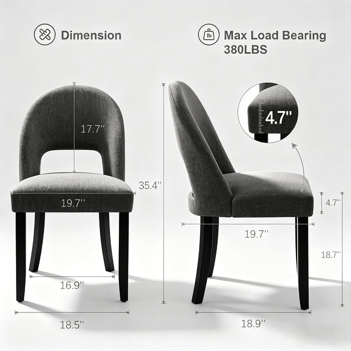 Dining Chairs Set of 4, Upholstered Kitchen & Dining Room Chairs