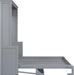 Gray Queen Murphy Bed With PremiumSolidWood Finish